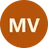 Monogram avatar with the initials M V