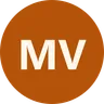 Monogram avatar with the initials M V