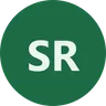 Monogram avatar with the initials S R
