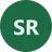 Monogram avatar with the initials S R